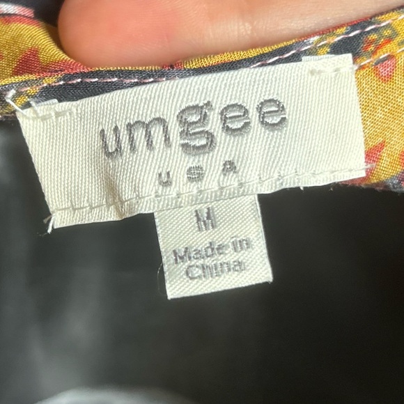 Umgee Long Duster Kimono Cardigan Boho Bohemian Ruffle Bell Sleeve - Picture 10 of 11